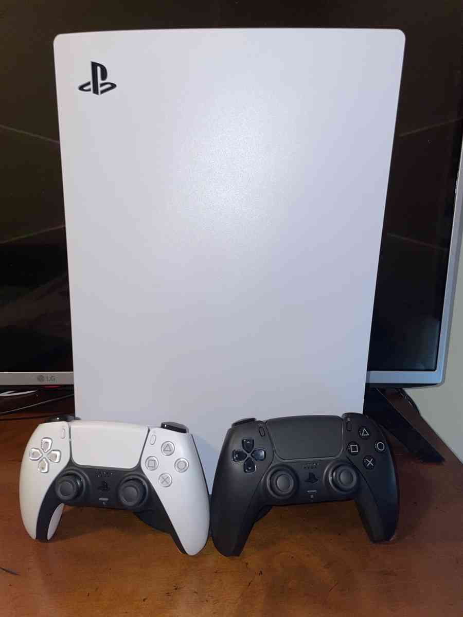 Playstation 5 with 2 controllers