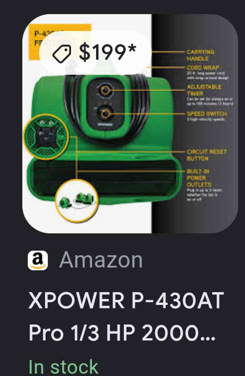 X power 430AT air mover
