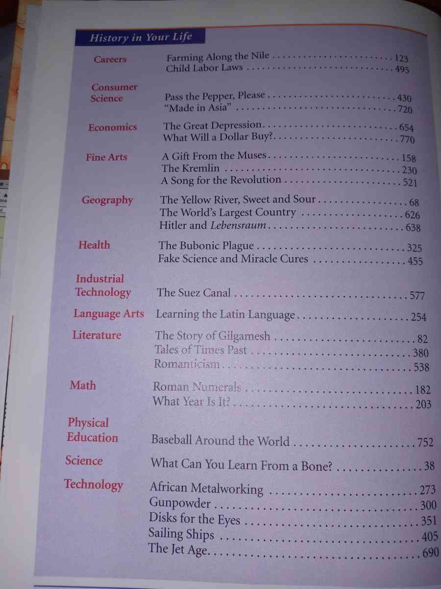 world history textbook