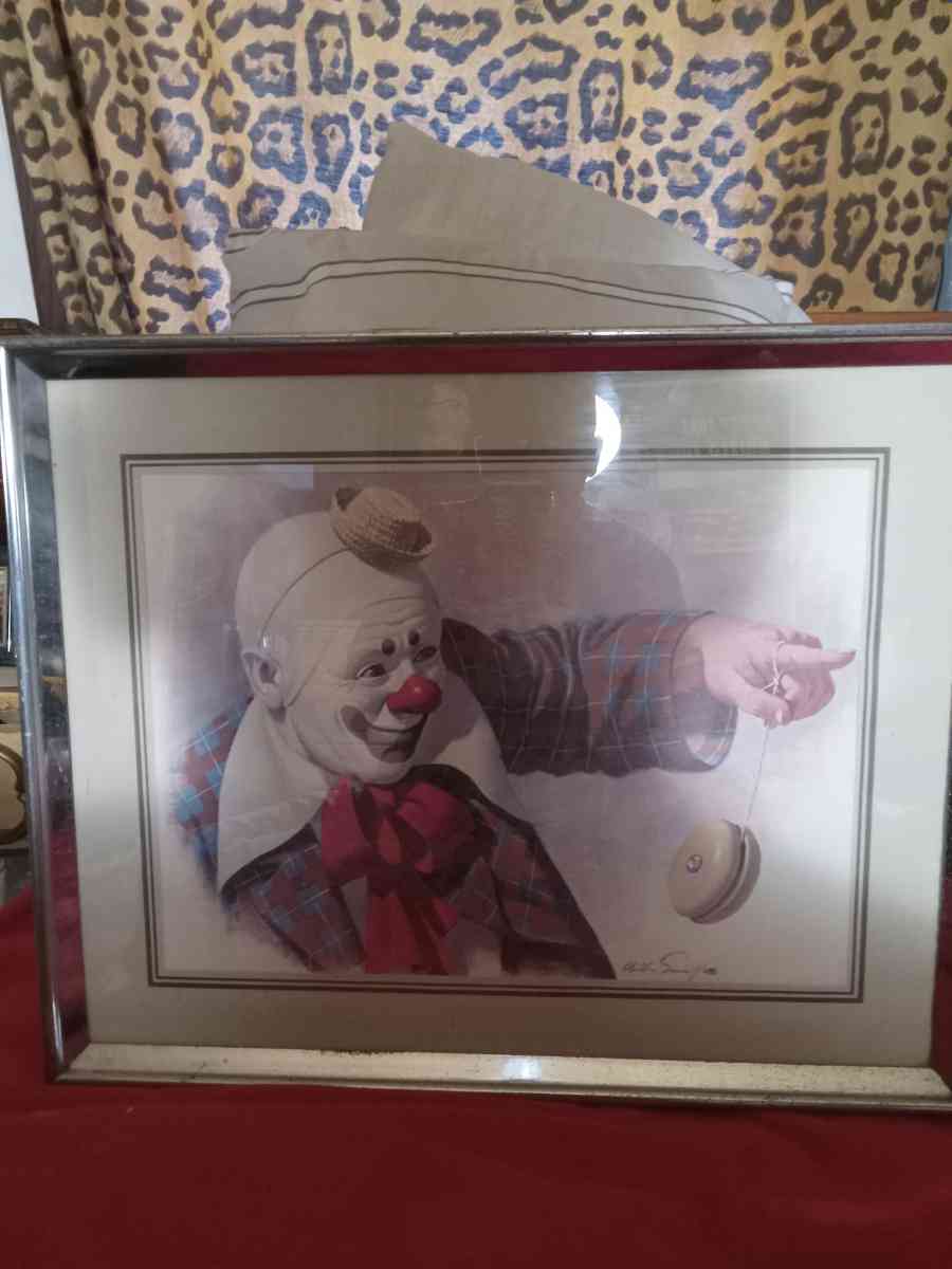 Arthur Sarnoff mated clown print