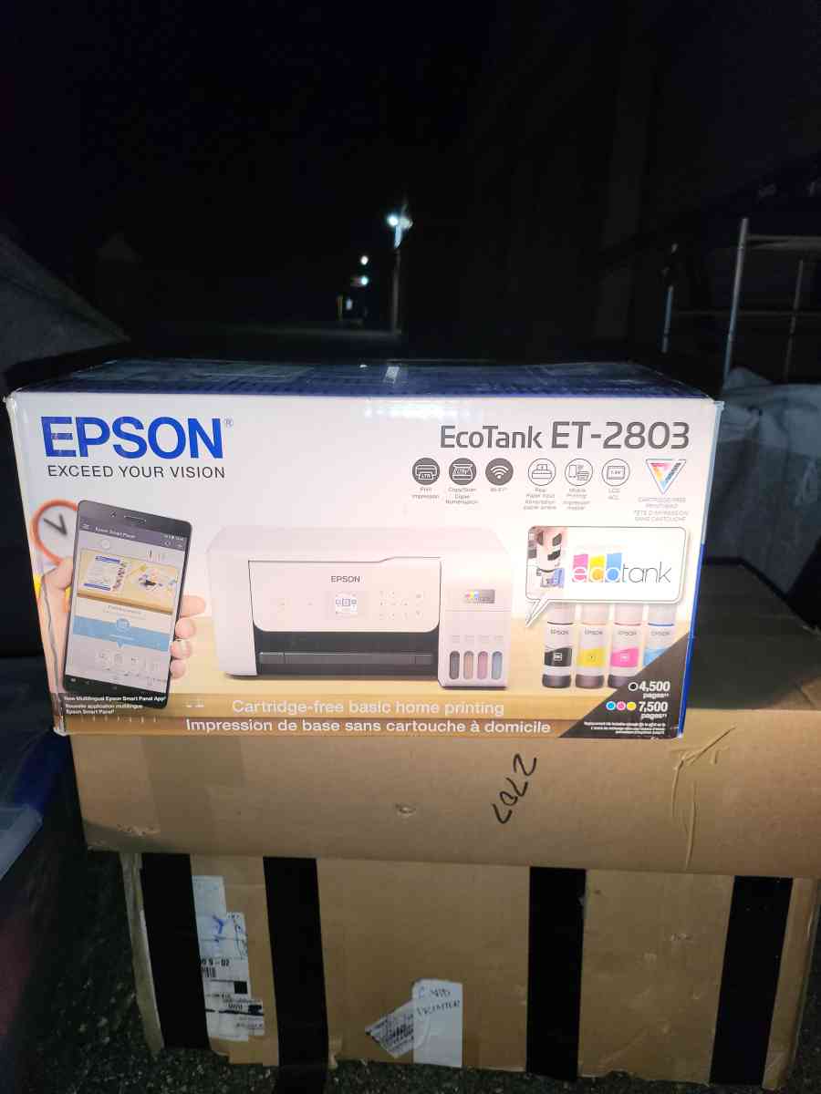 Epson 2803 printer with magnetic ink