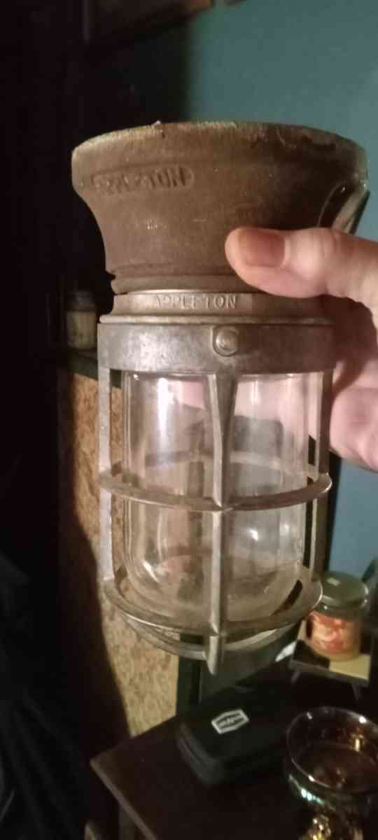 vintage Appleton light