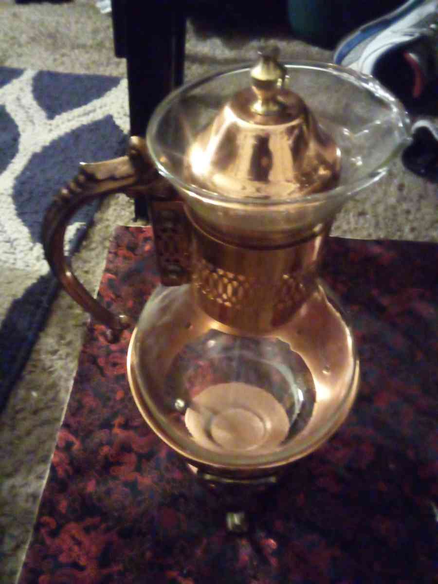 antique tea and coffee pot