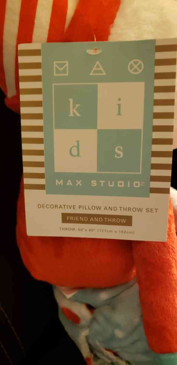 Santa Gnome Max Studio Throw Blanket and Kids Decorative San