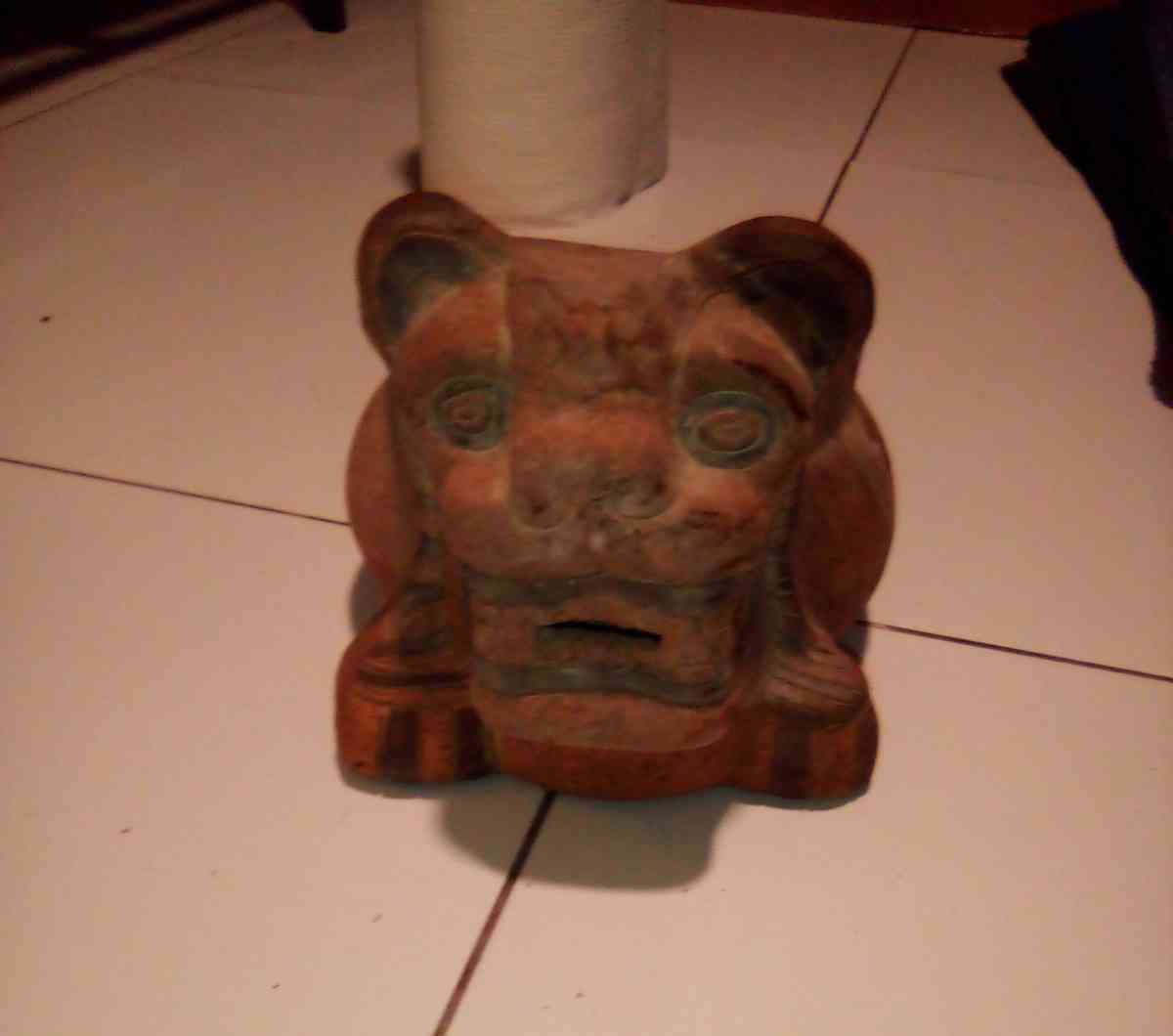 Aztec Mayan Terracotta Mask