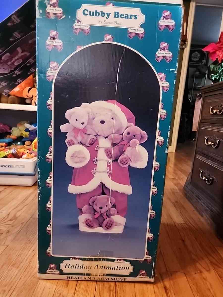 Vintage Cubby Bears By Santas Best