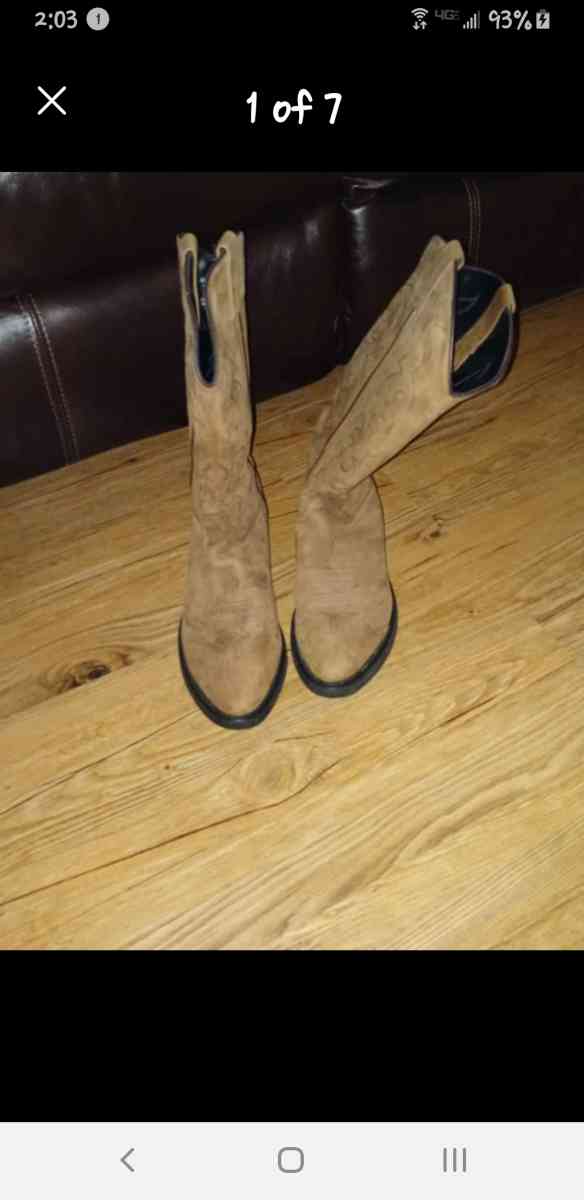 85obo Like New old western cowboy boots size 11EE