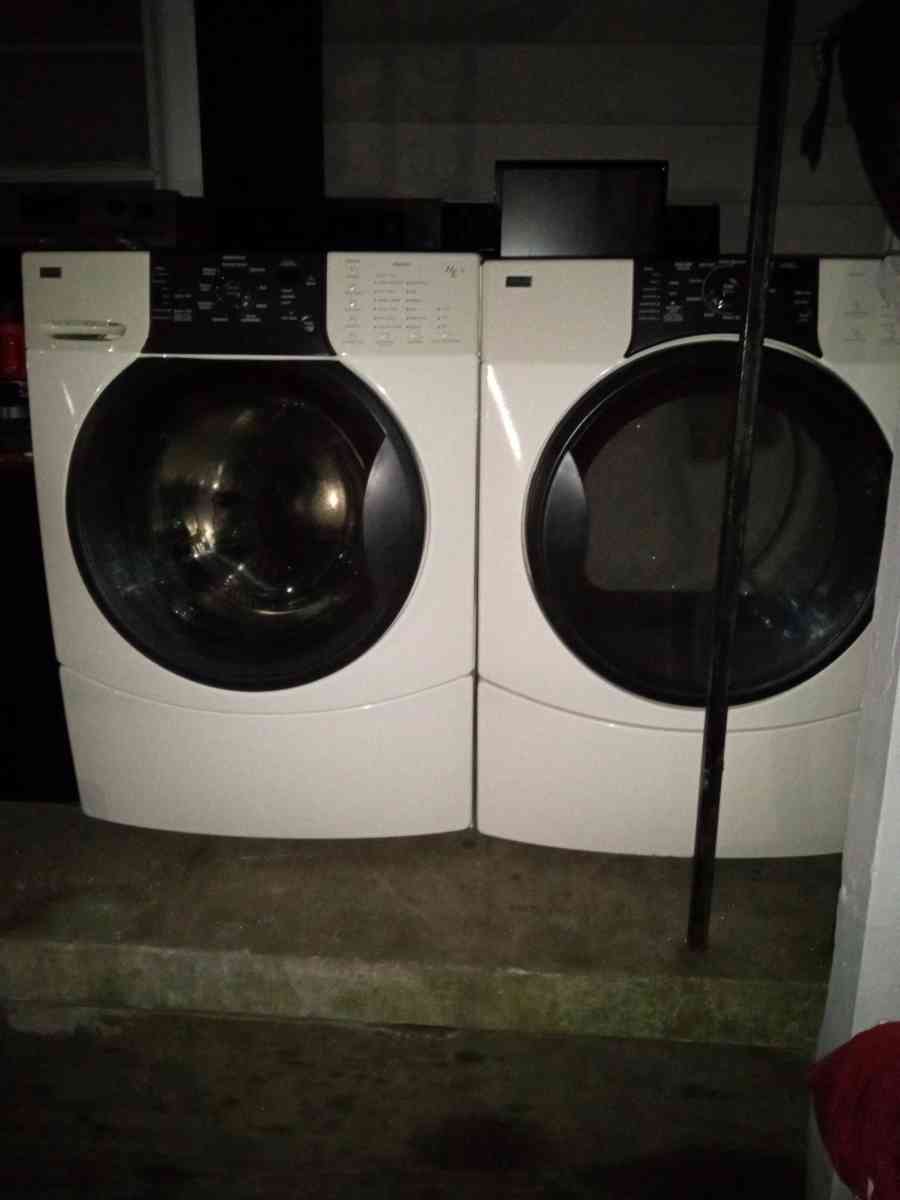 LG front end loader washer and dryer set