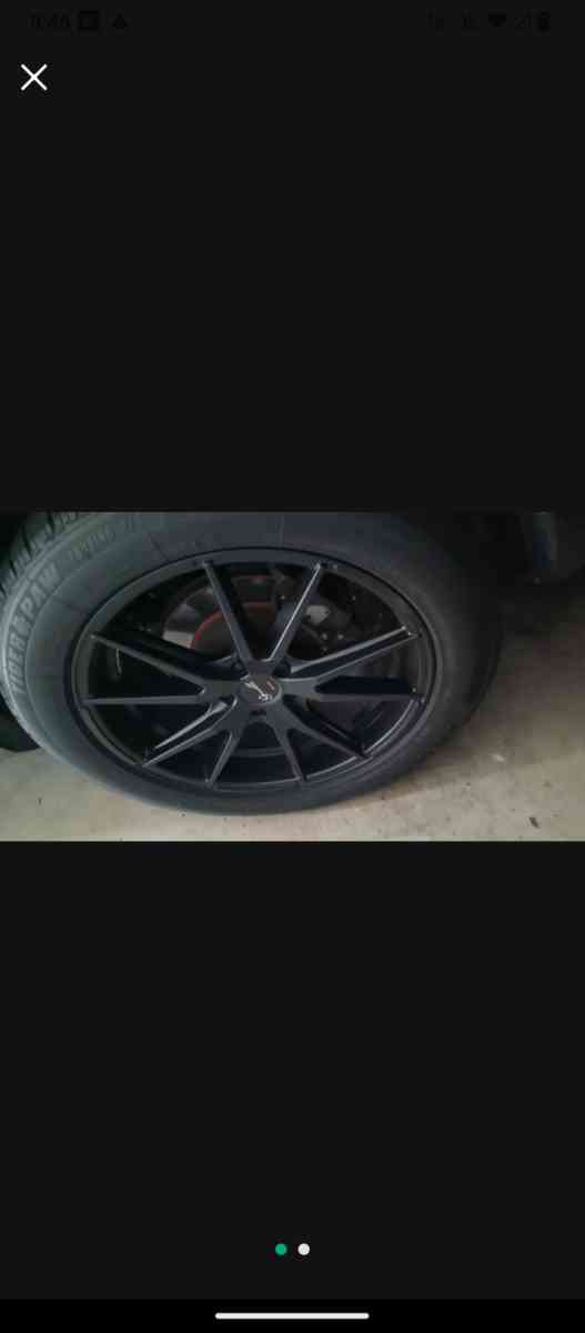 Gianelle 20 inch rims with tires