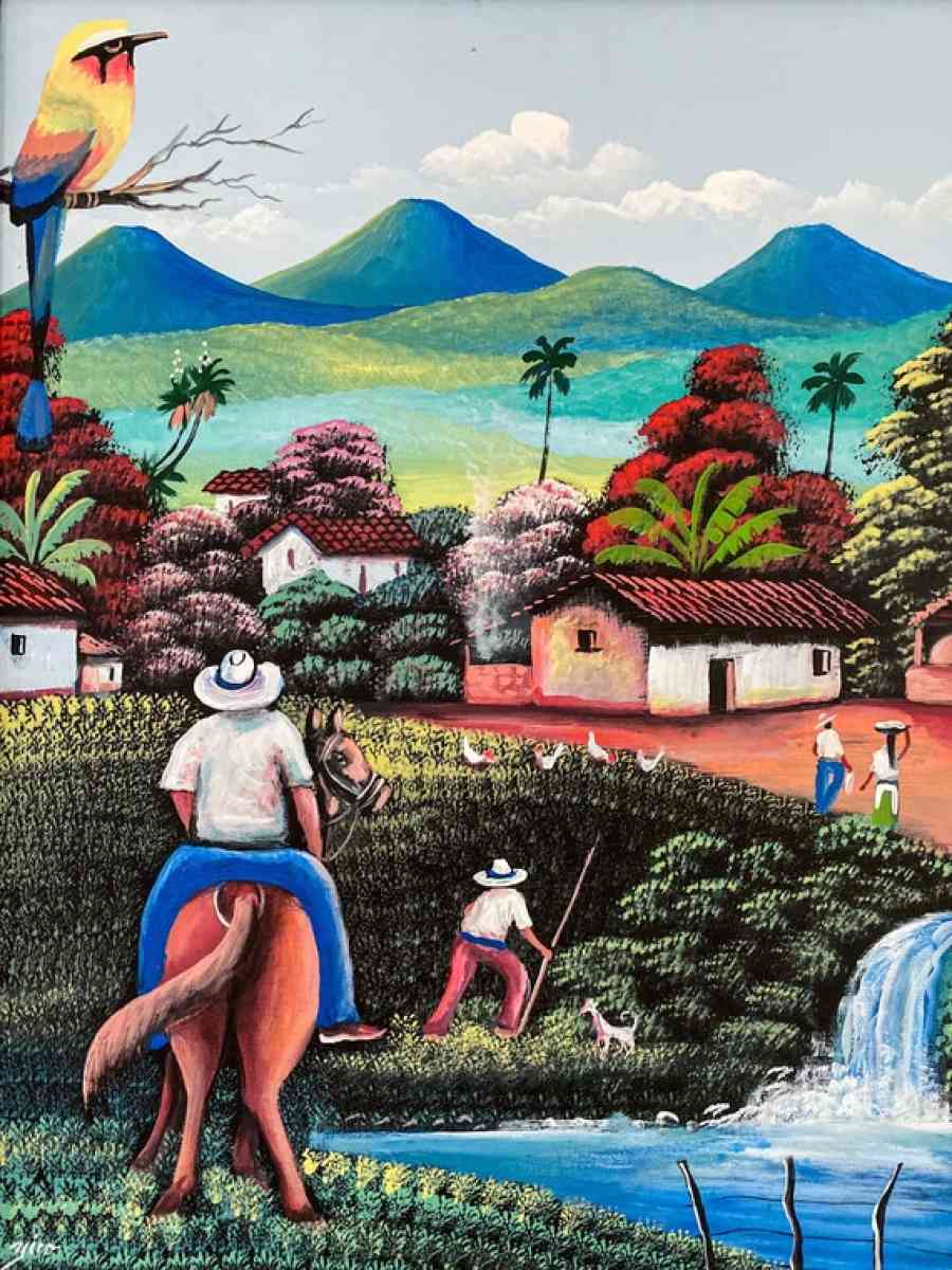 traditional wall stickers Mexican landscapes
