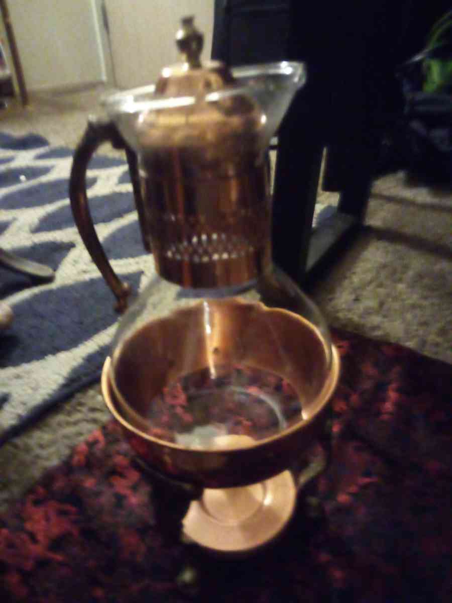 antique tea and coffee pot