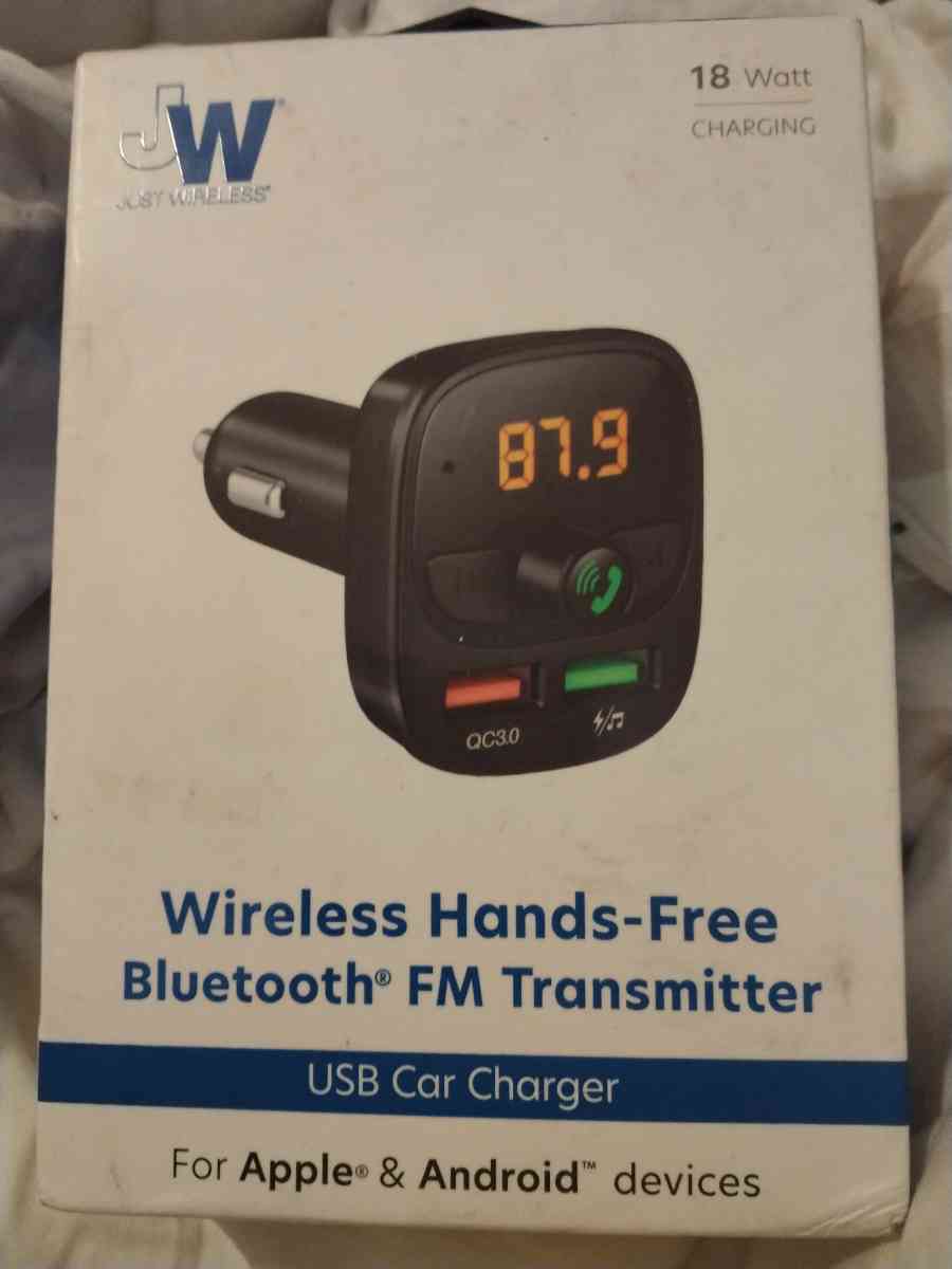 wireless handsfree Bluetooth FM transmitter