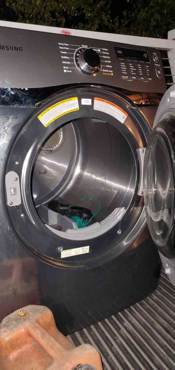 Samsung Stainless Washer and Dryer Combo
