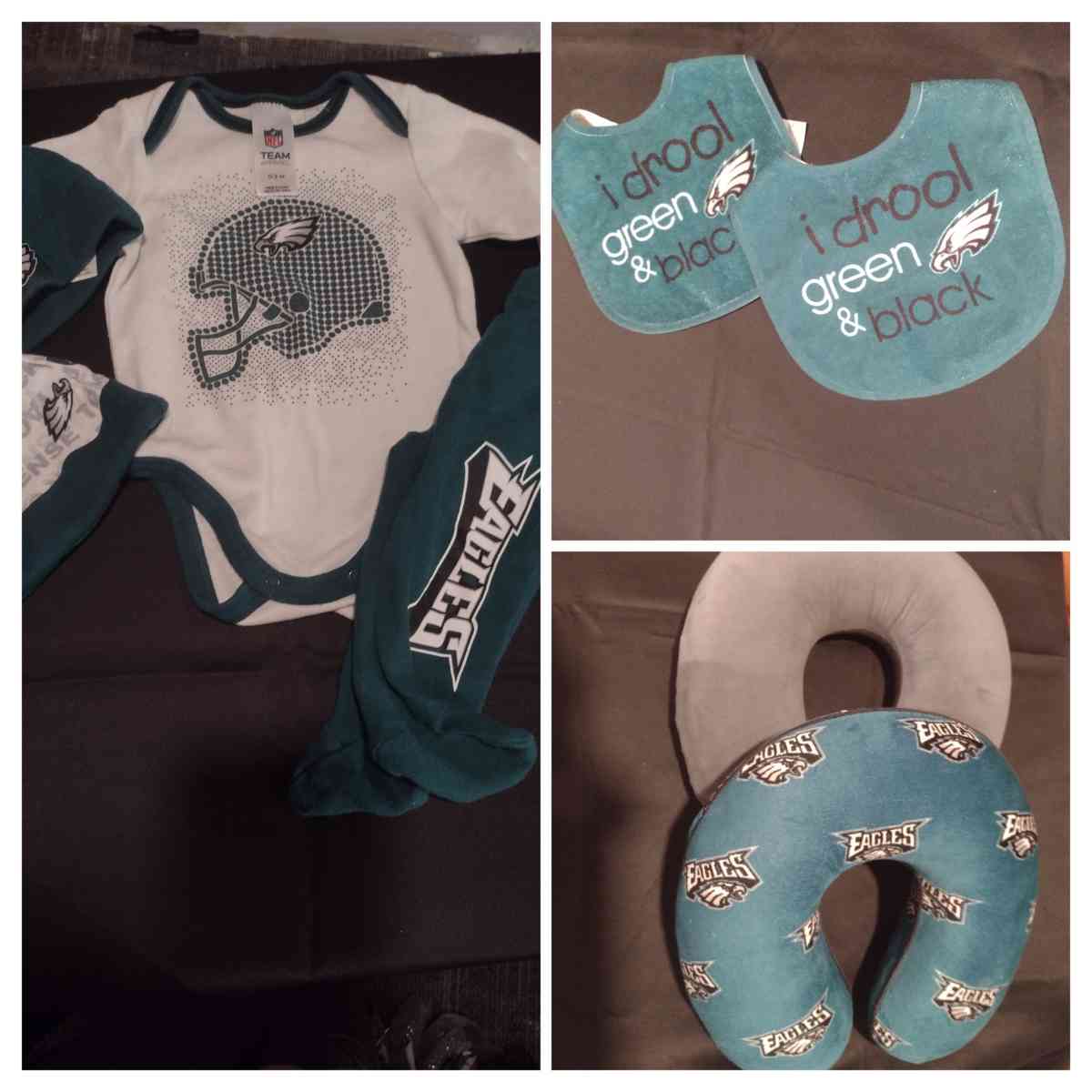 eagles outfit bundle for baby