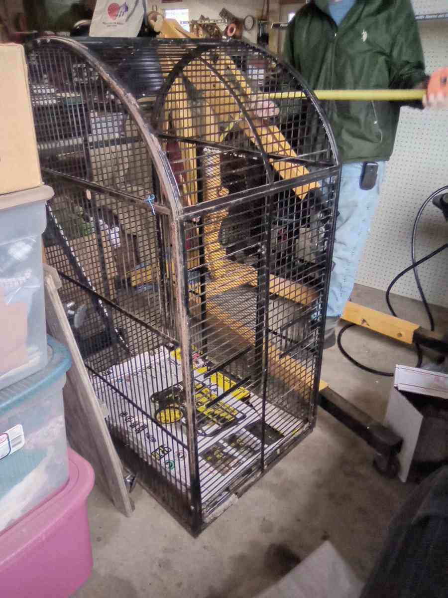 large Parrott cage