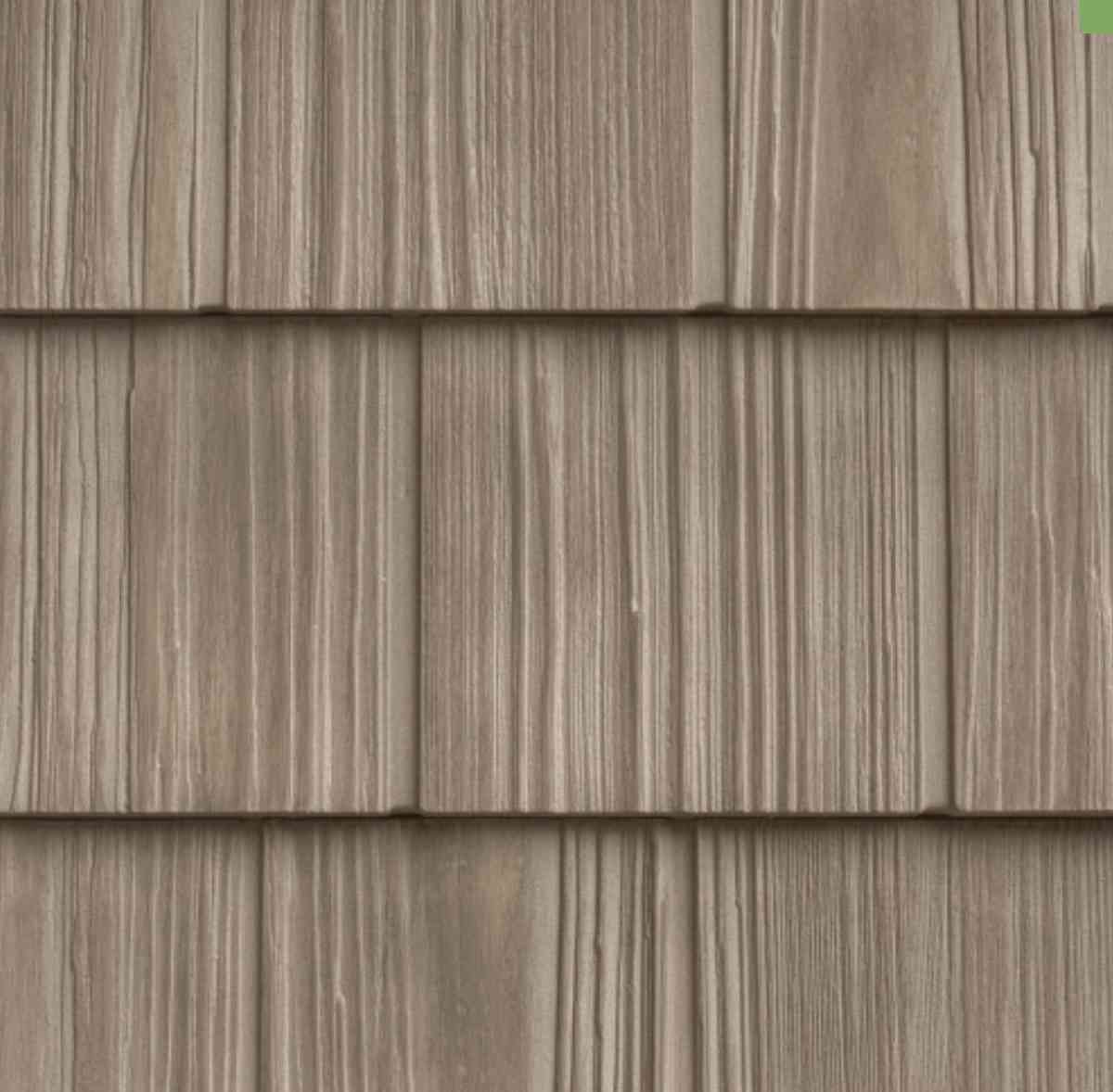 7 in X 5 ft staggered wood shake vinyl siding