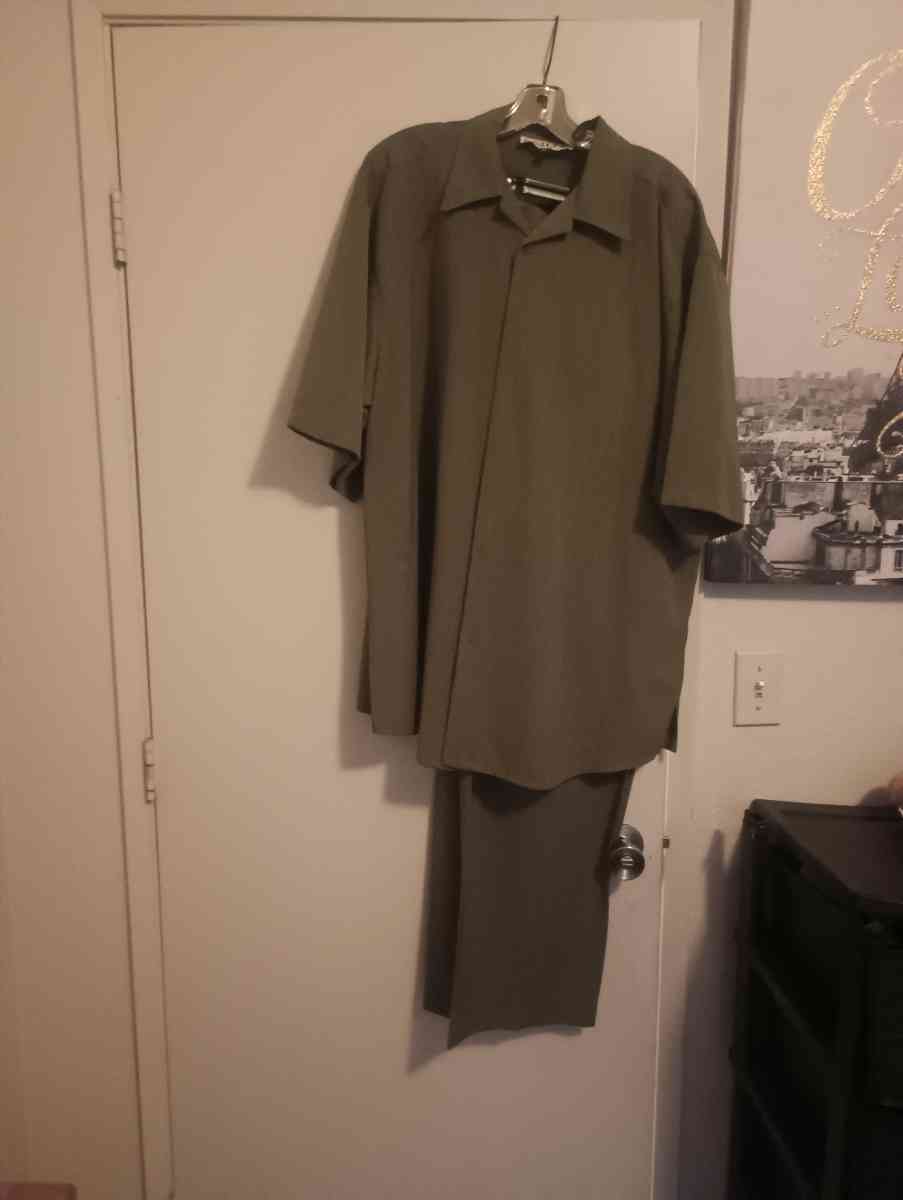 Olive Green Leisure Suit Size XL