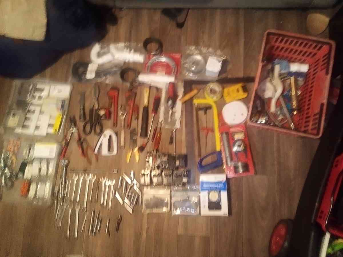 tool and parts lot