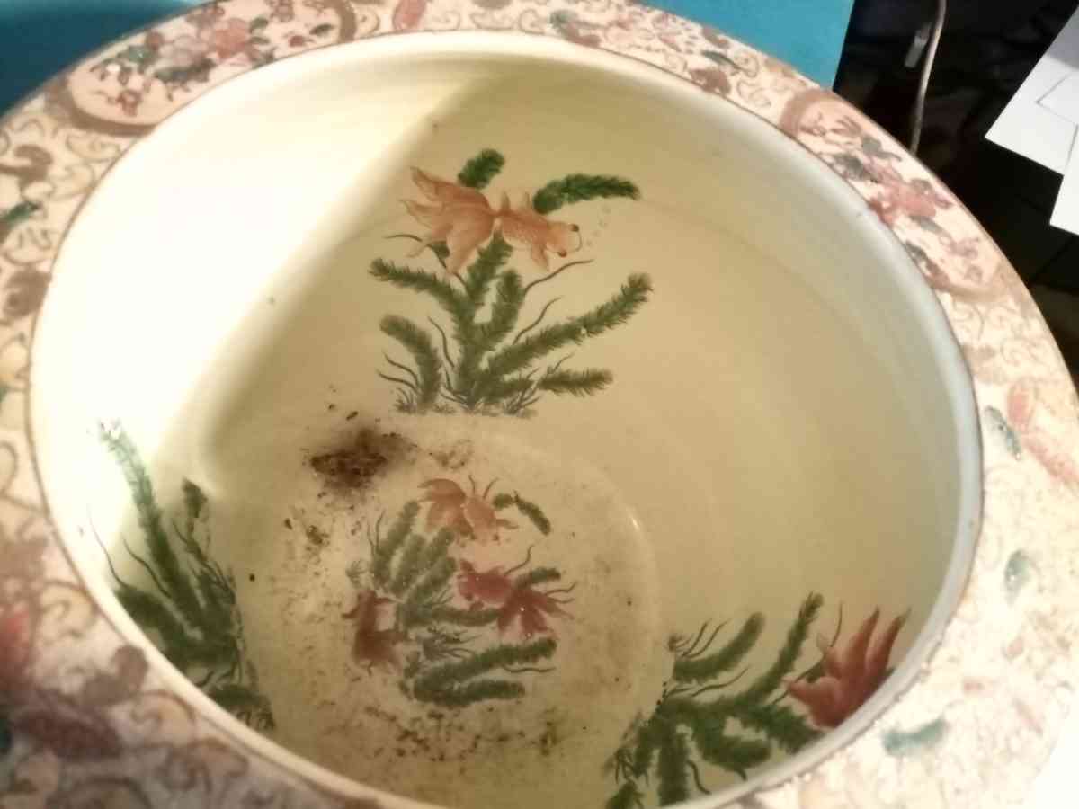 Vintage Japanese Fish Bowl