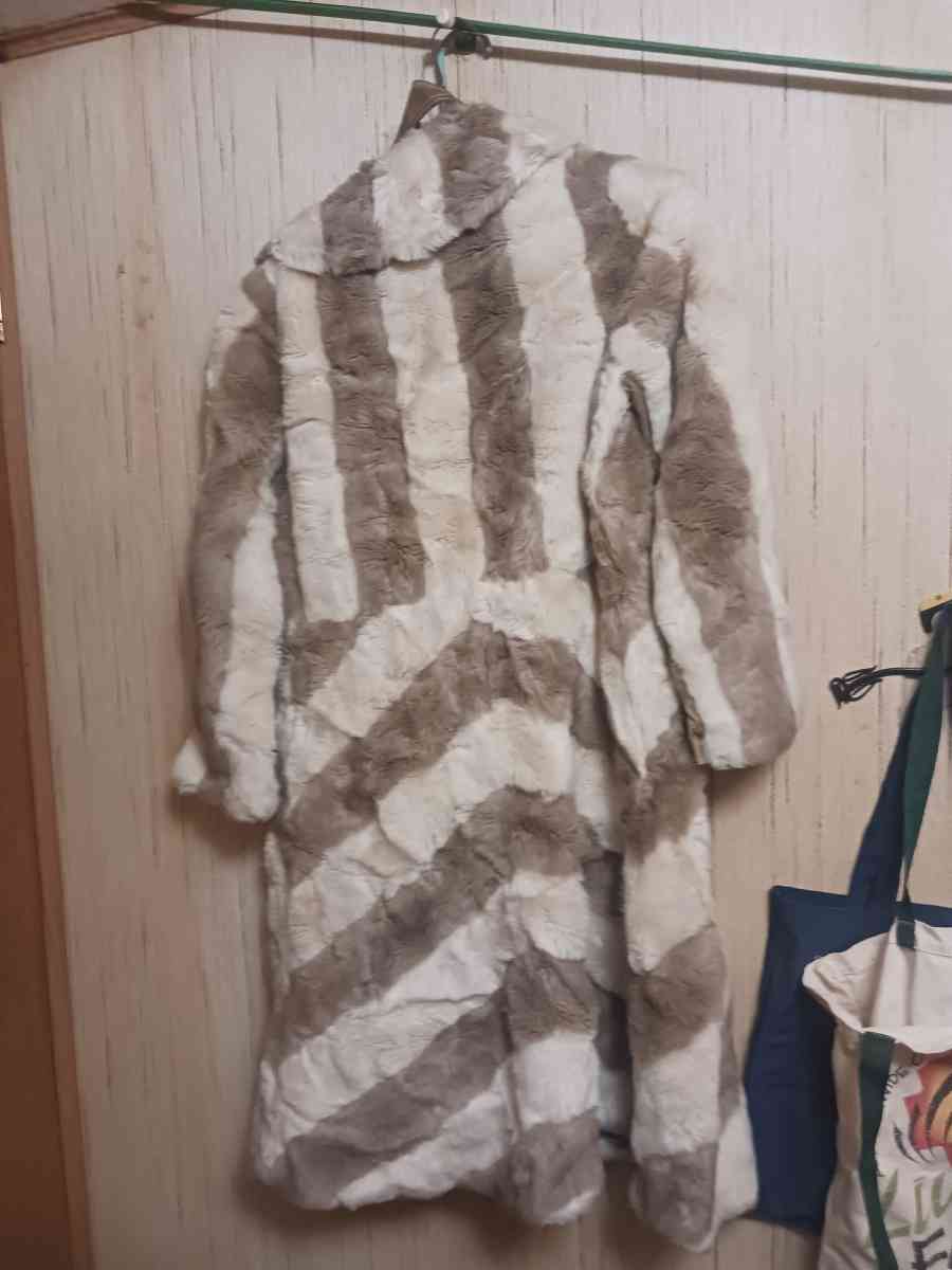 vintage fake fur coat