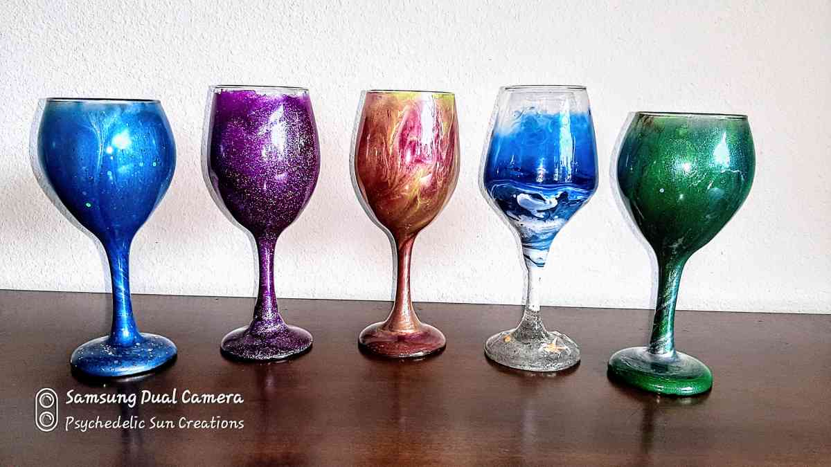Custom Created Wine Glasses by the Pair