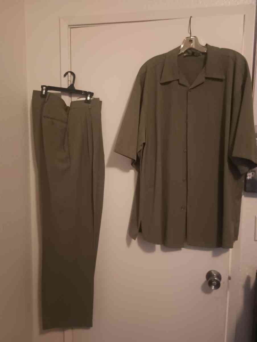 Olive Green Leisure Suit Size XL