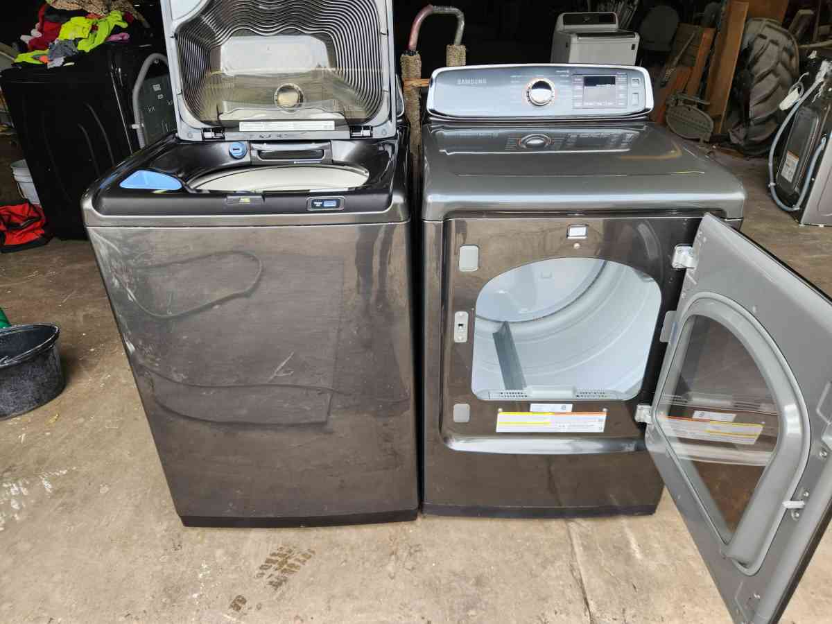 Washer and GAS DRYER