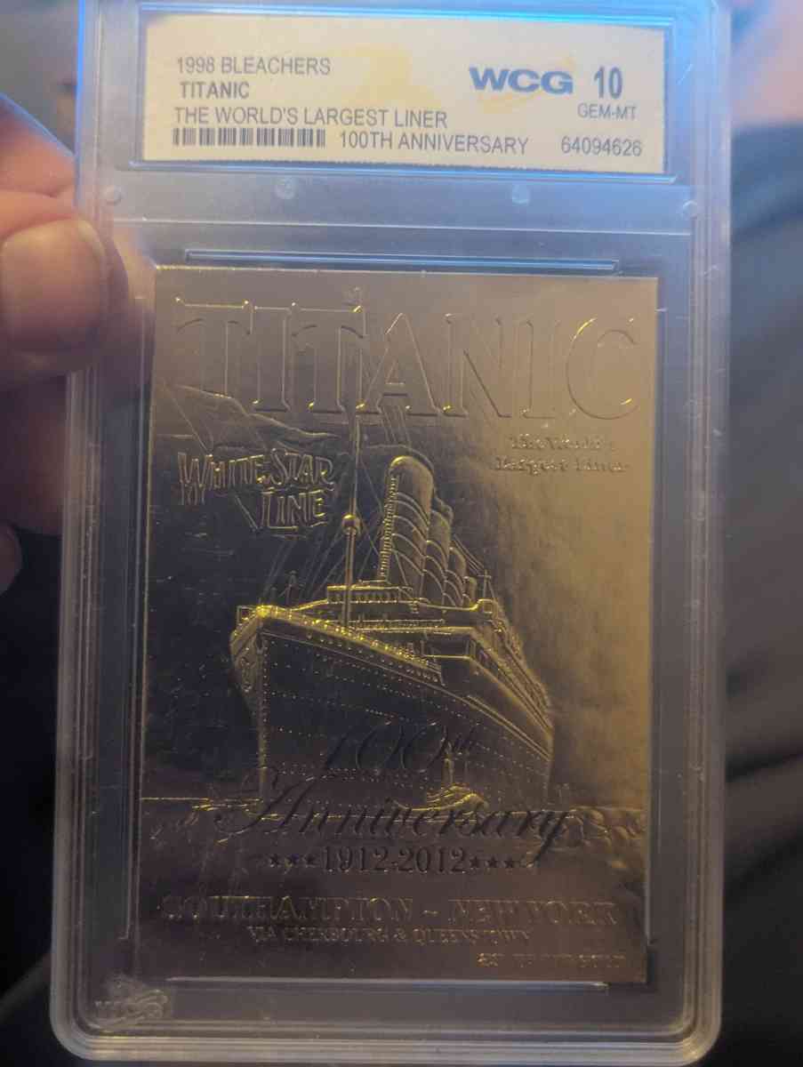titanic 100th anniversary gold card will make deals