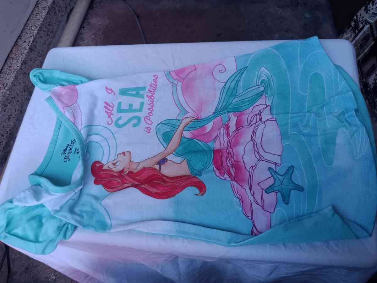 Disney princess pajamas shirt