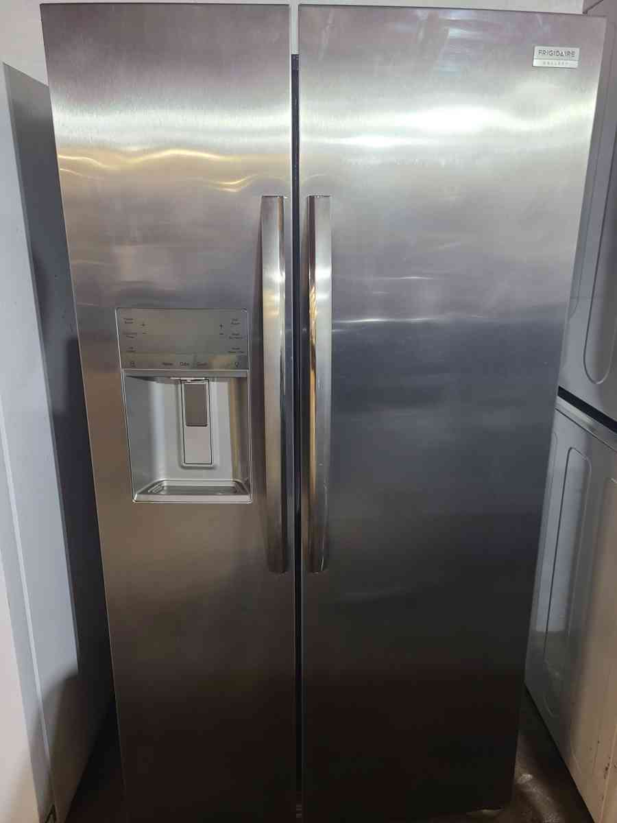 2023 Side by Side Stainless Steel Frigidaire Refrigerator