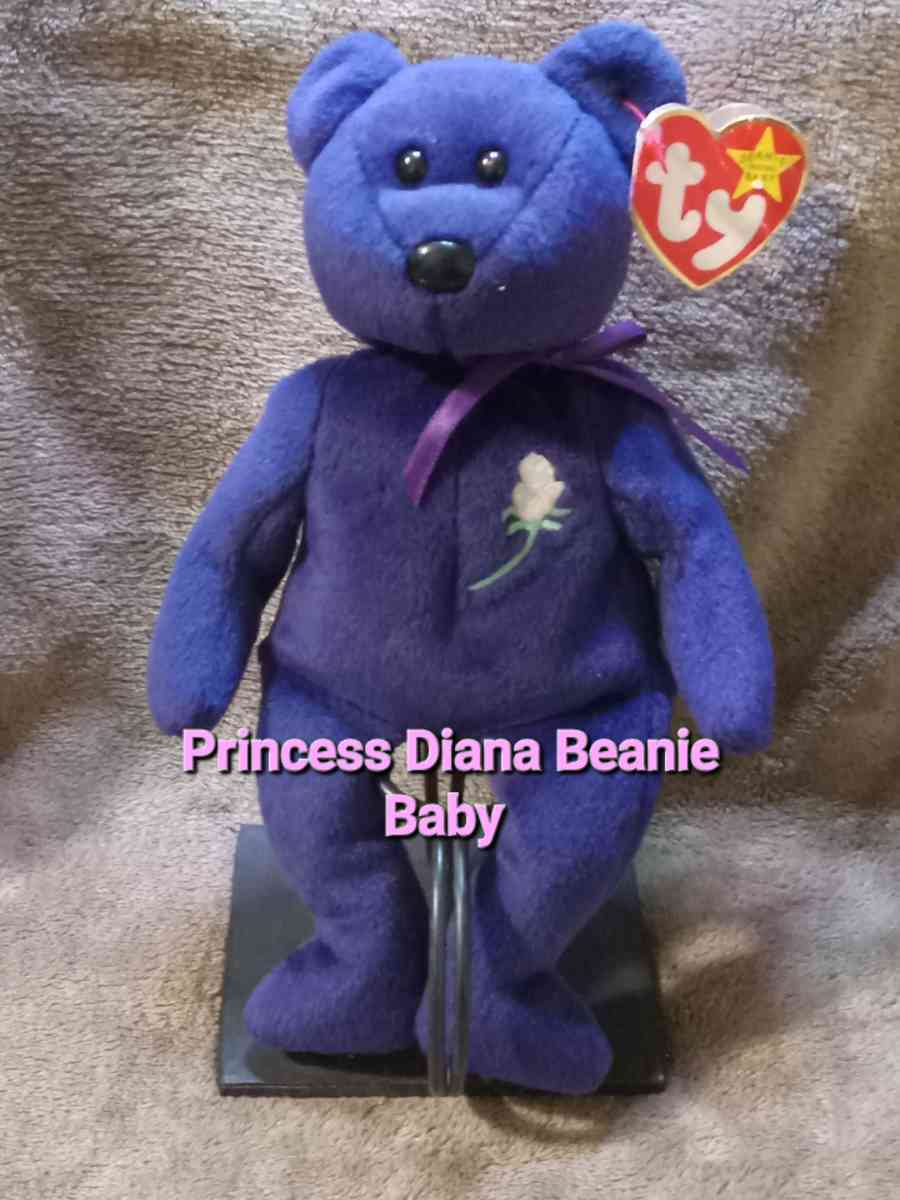 Rare Beanie Baby Princess Diana With Tag Errors