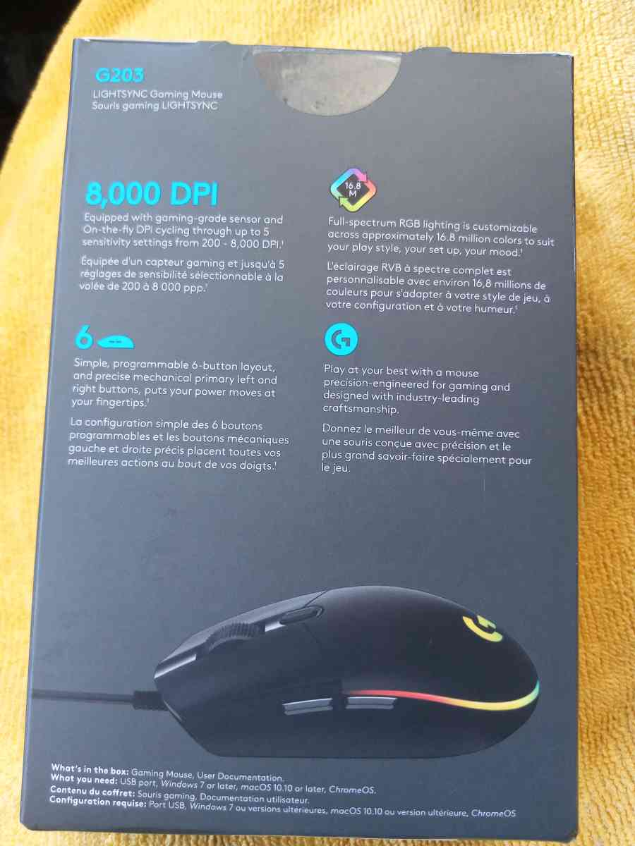 GAMING MOUSE LOGITECH