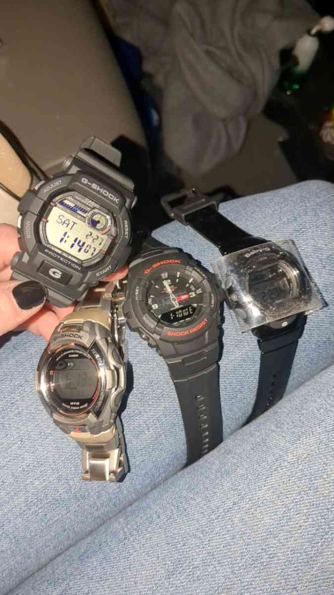 G Shocks watches