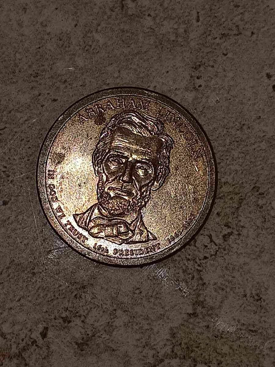 abraham Lincoln 1861 1865 gold dollar coin