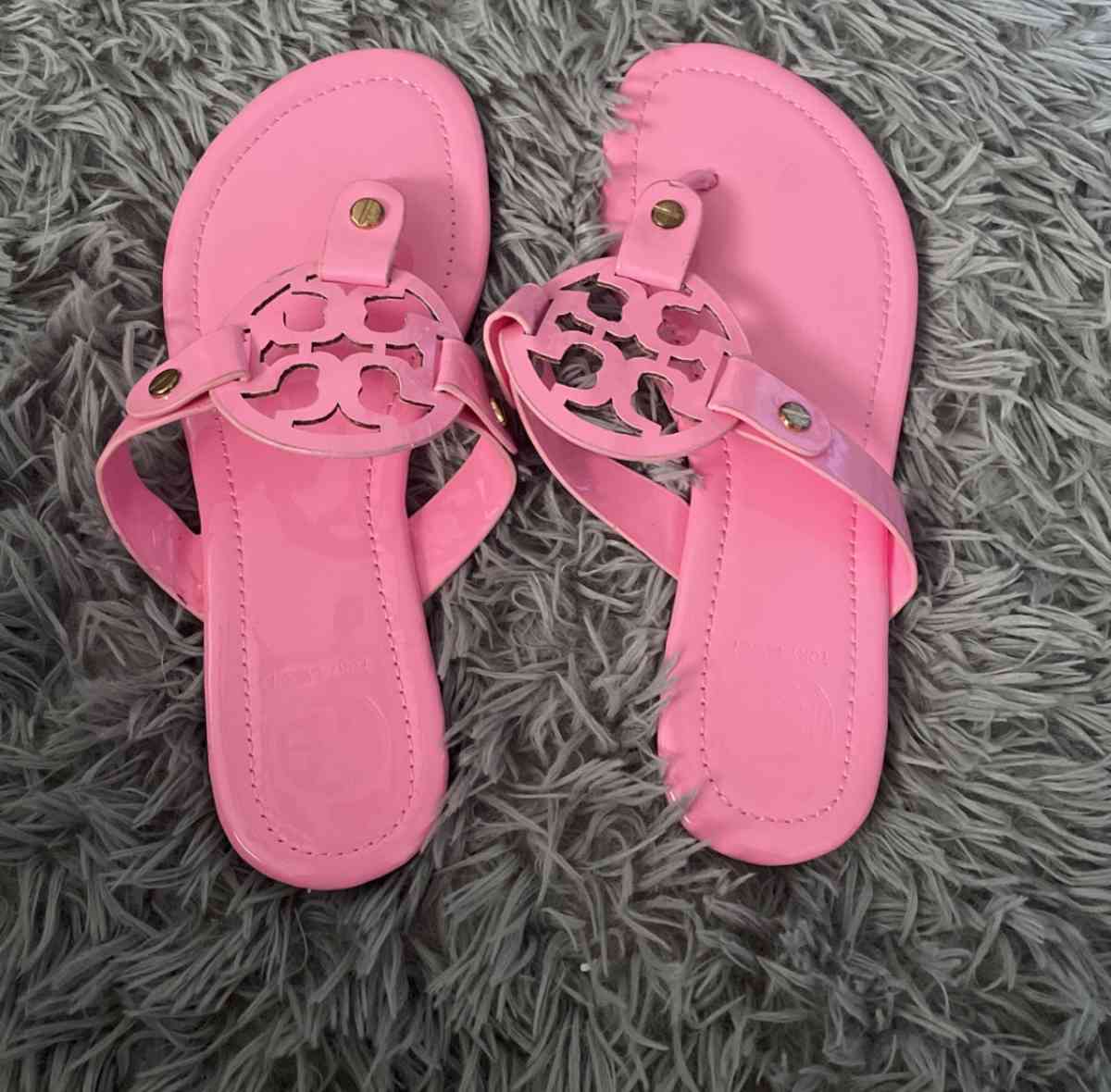 pink Tory Burch sandals