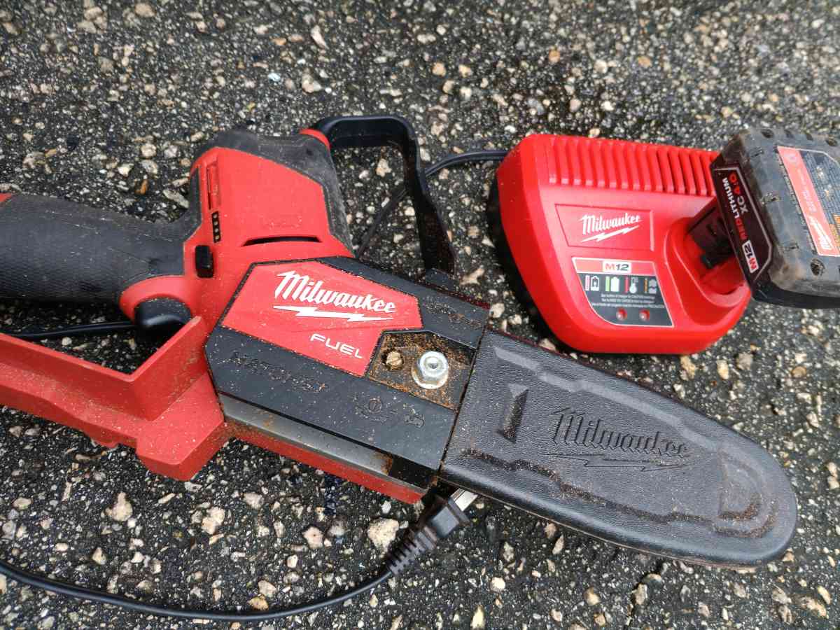 chainsaw mini battery and charger