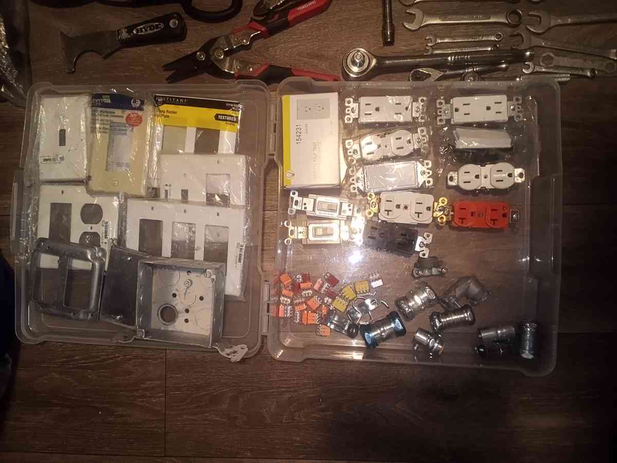 tool and parts lot