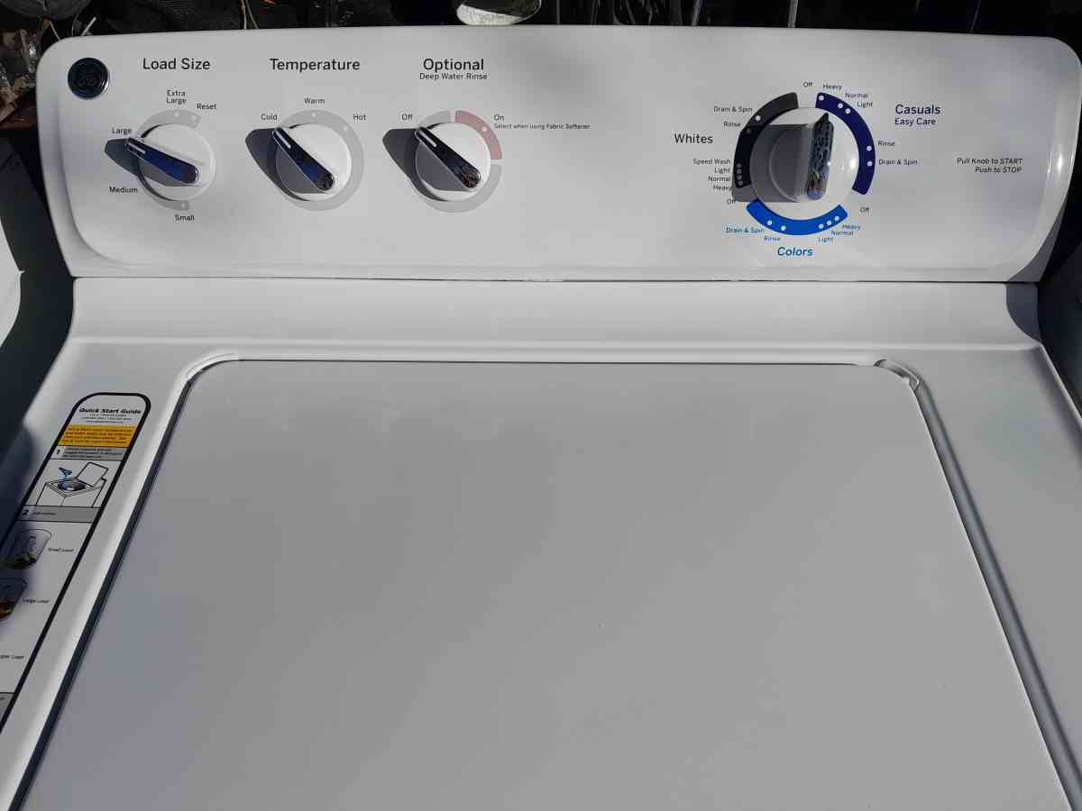 WASHER GE WORKING WITH WARRANTY 6 MONTH