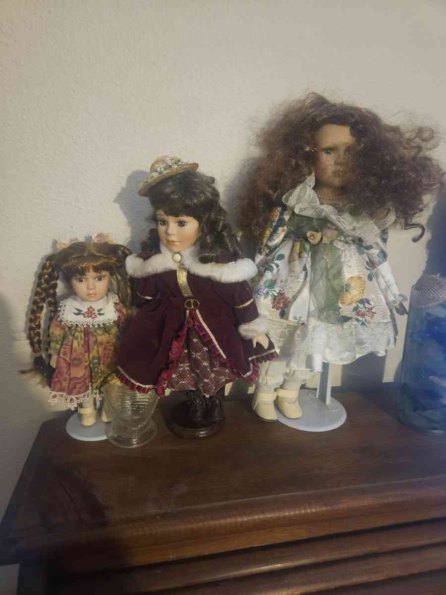 vintage antique porcelain dolls