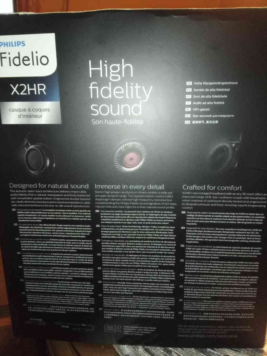 Phillips Fidelio indoor headphones