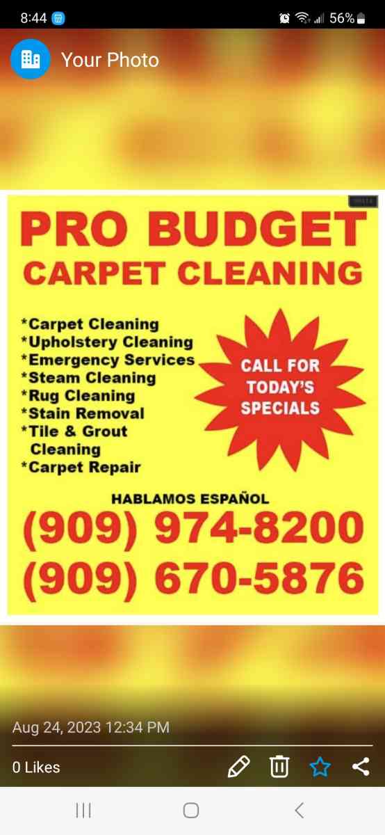 carpet cleaning upholstery services
