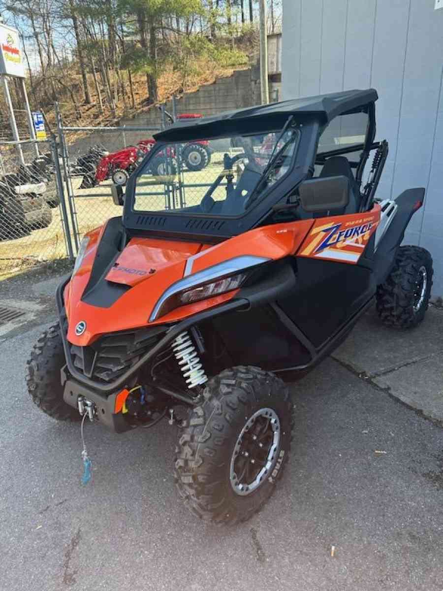 cf moto z950 ho sport utv with 60 miles and tons of upgrades