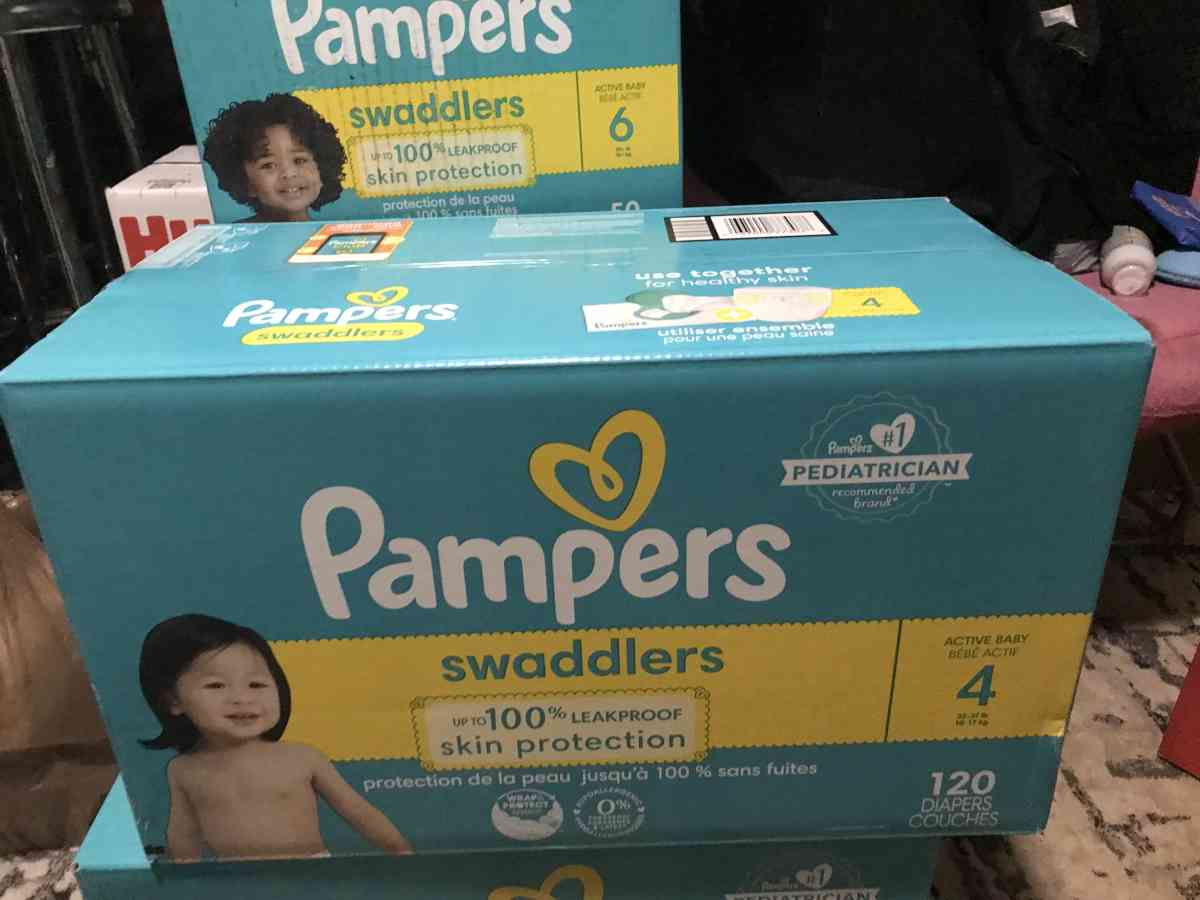 pampers size 4 120 count
