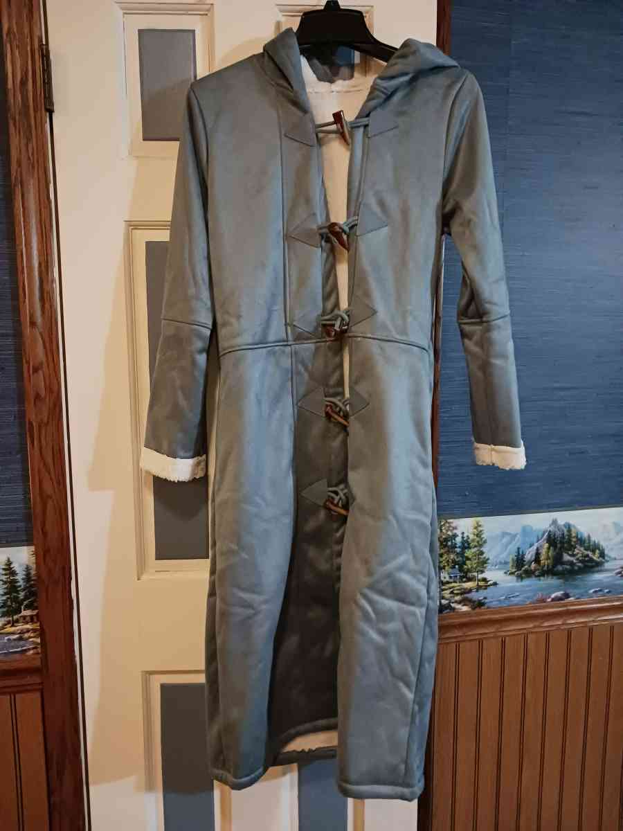 Long Blue Lightweight Jacket