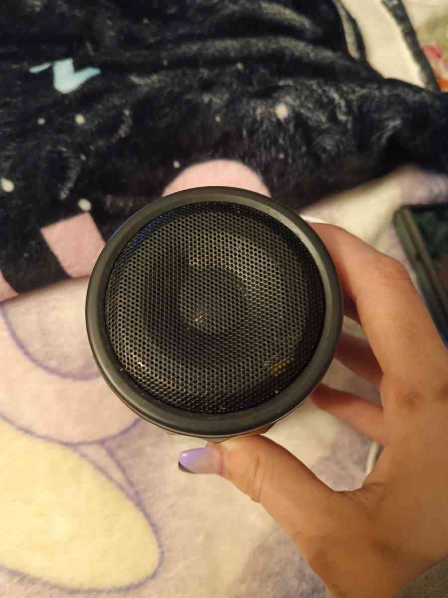 black Bluetooth speaker