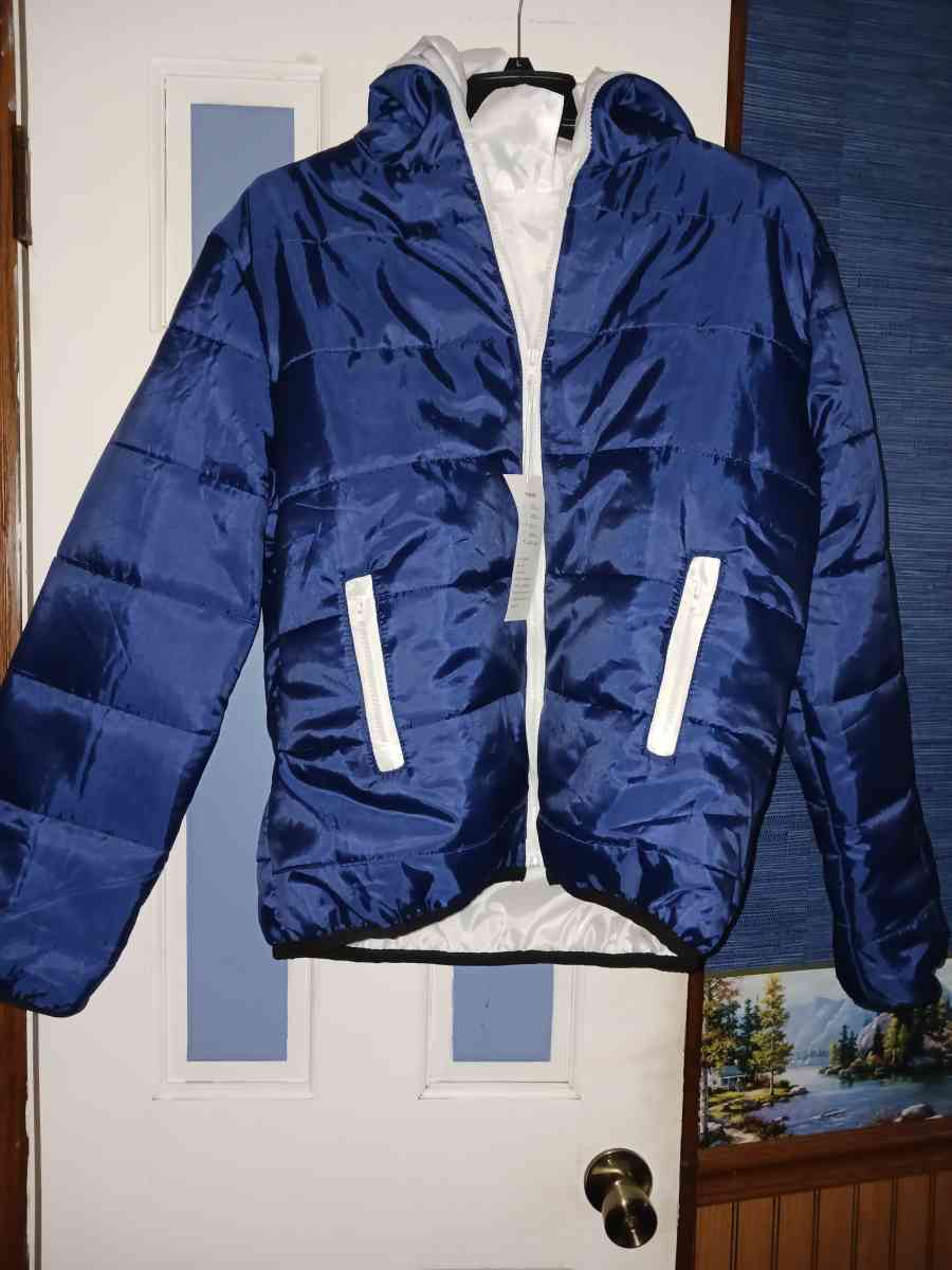Blue Puffer Coat