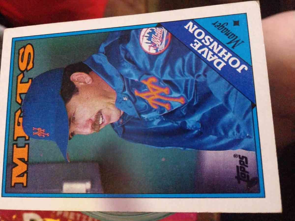 Dave Johnson Baseball Card
