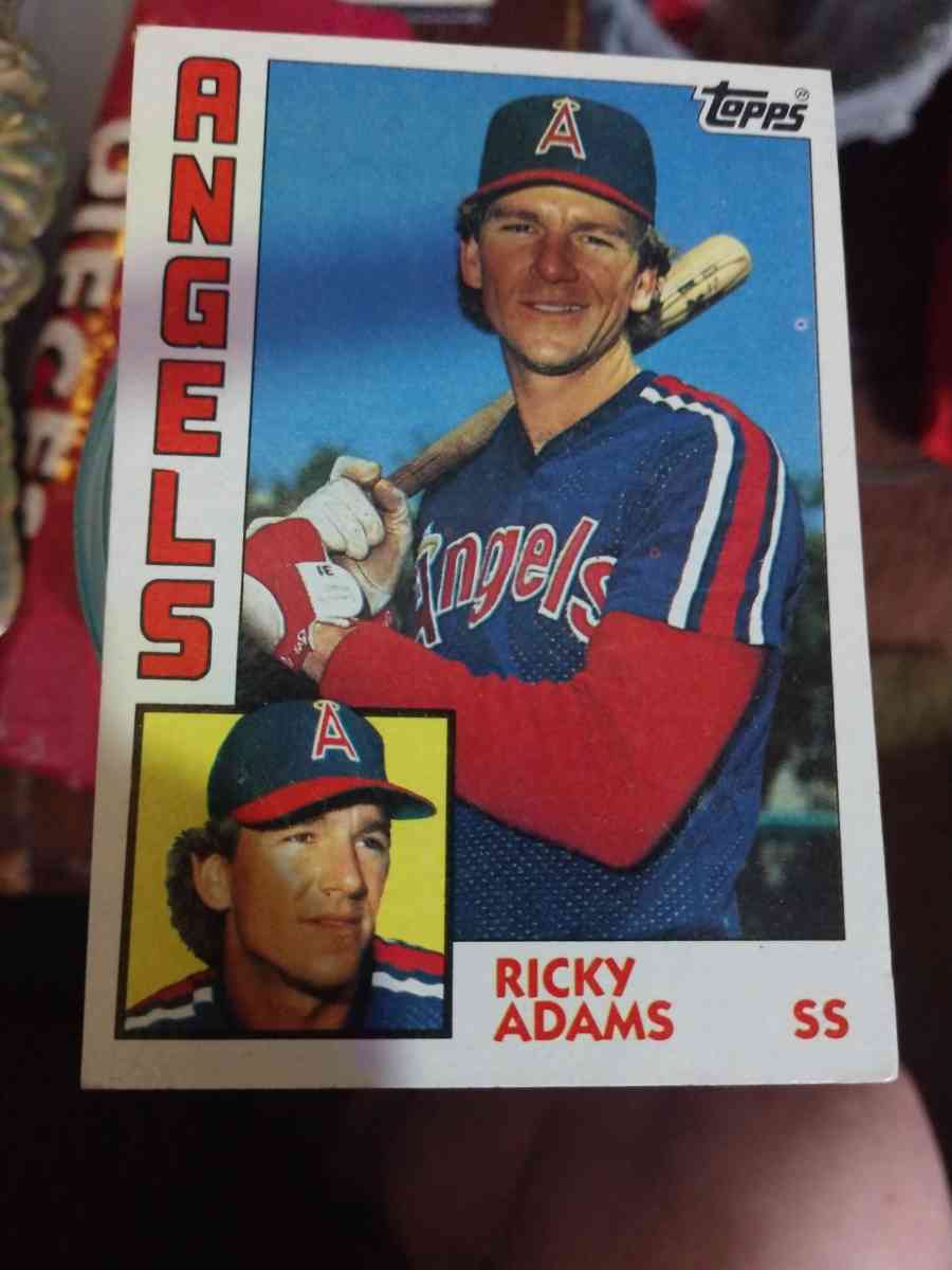 Ricky Adams Baseball Card