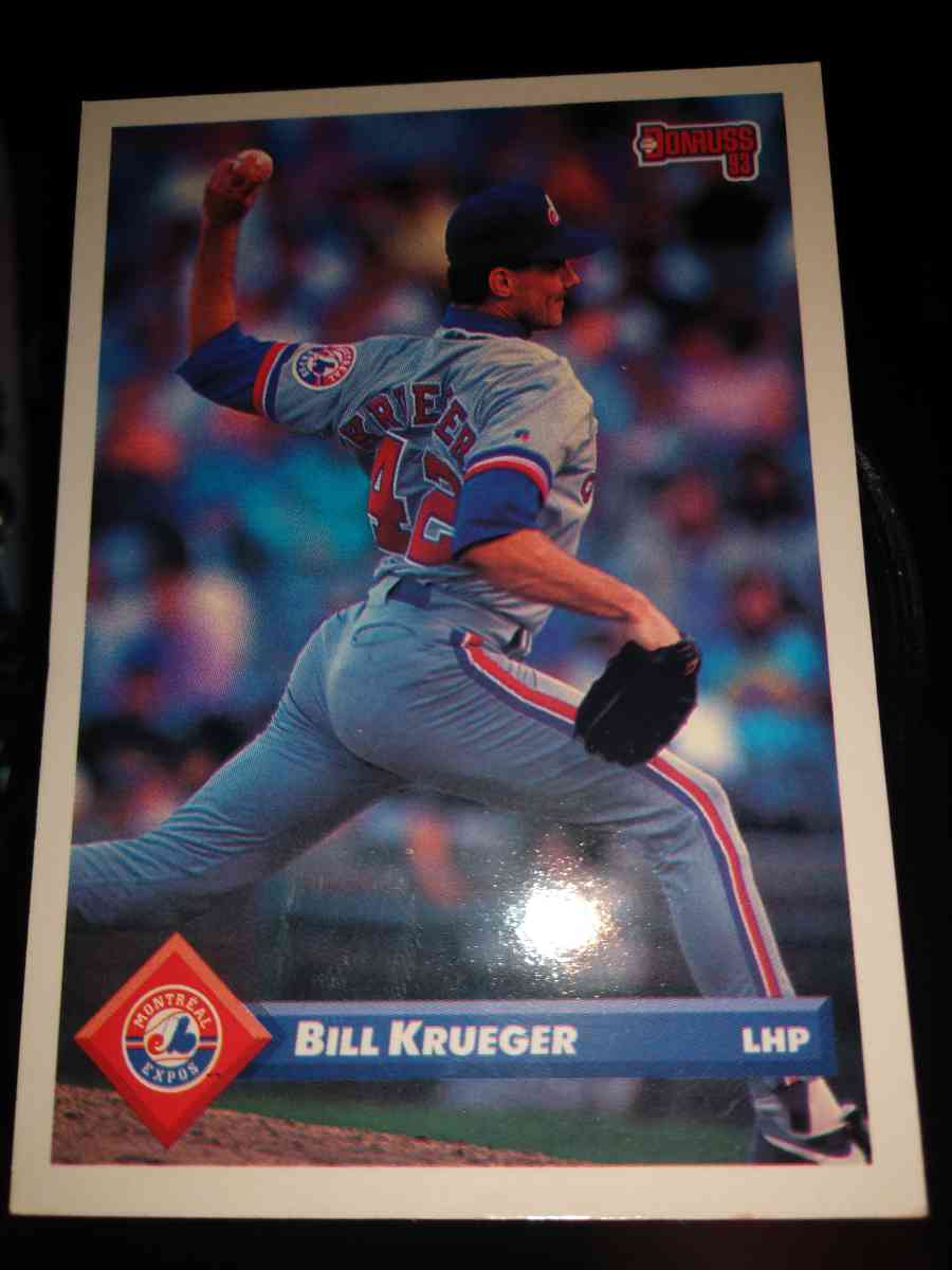 Bill Krueger Baseball Card
