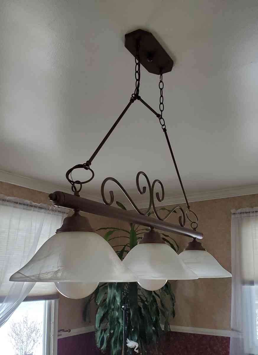 Pool Table Light Fixtures with 2 bulbs Only available